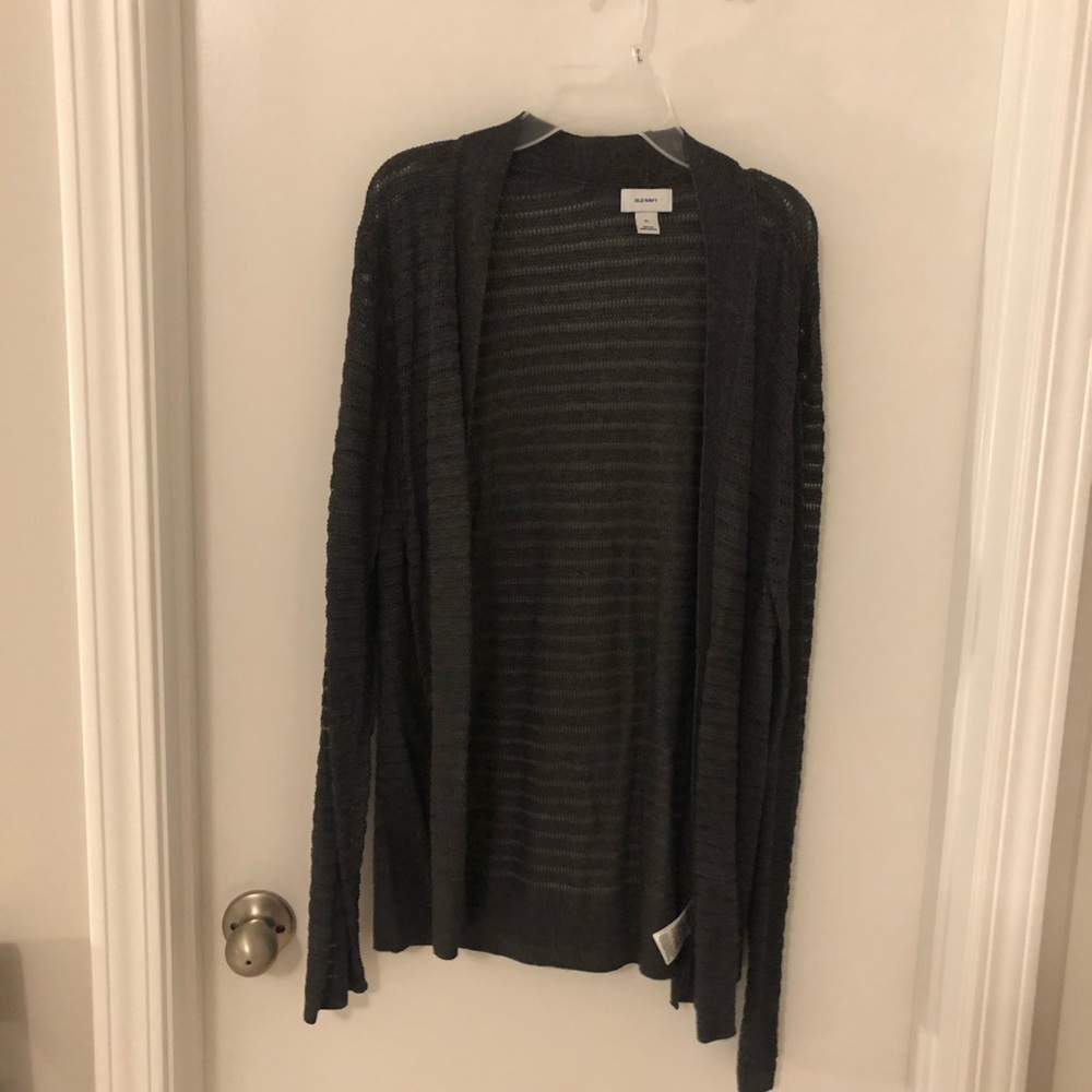 Old Navy gray cardigan